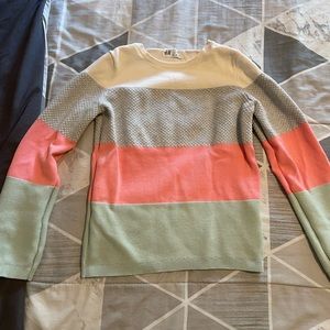 Textured-knit jumper